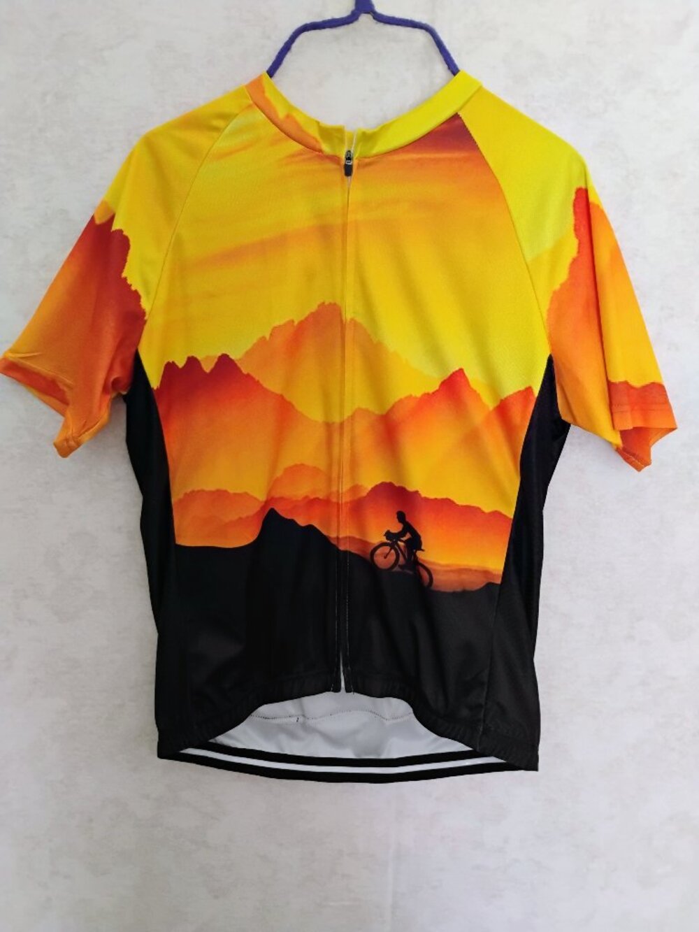 Sunset men's cycling jersey size Medium